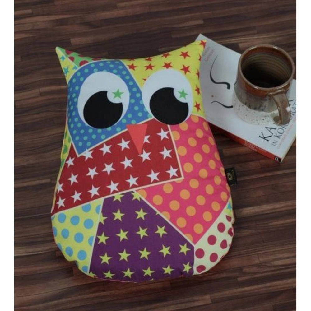 Amfyn Polyester Printed Fancy Kids Cushions (Multicolor, Size: 15x11 In)