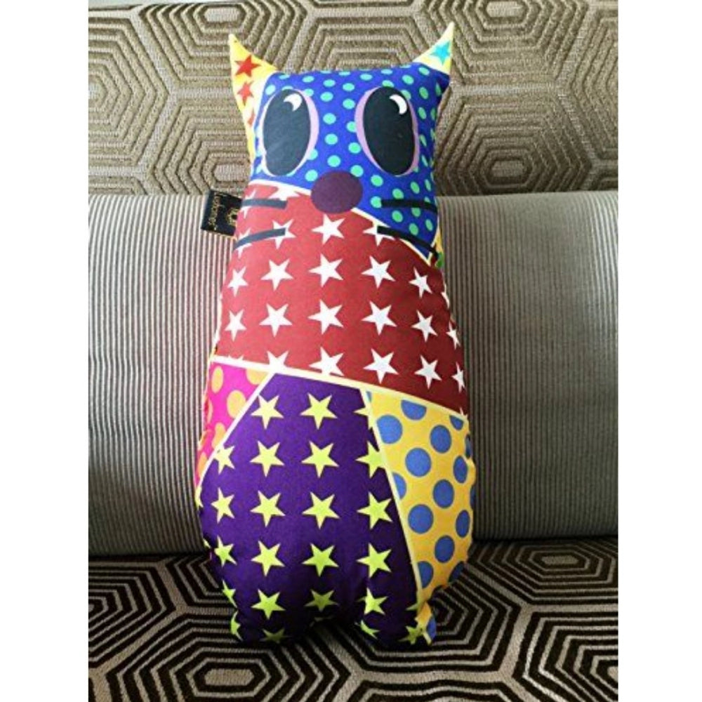 Amfyn Polyester Printed Fancy Kids Cushions (Multicolor, Size: 15x11 In)