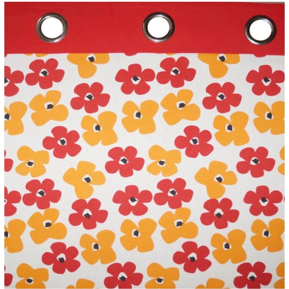 Amfyn Cotton Printed Curtains (Multicolor, Size: 54x90 In)