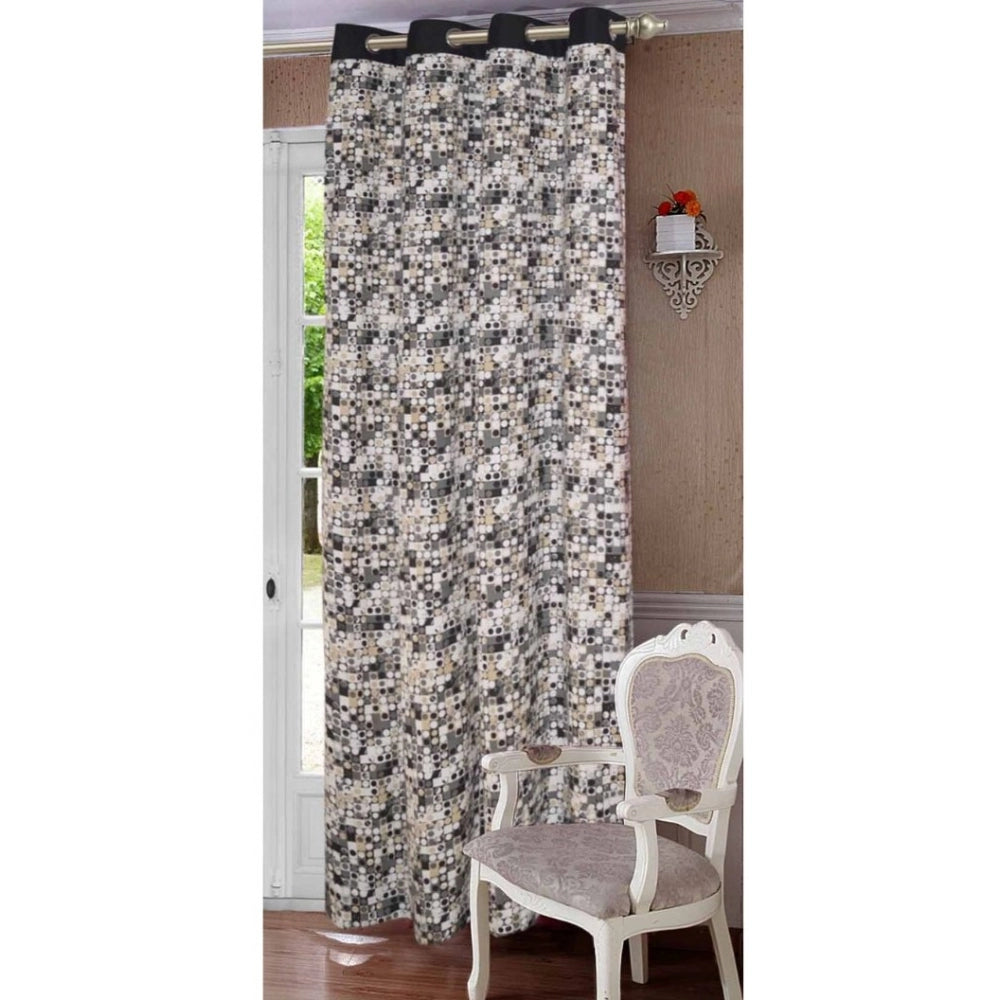 Amfyn Cotton Printed Curtains (Multicolor, Size: 54x90 In)