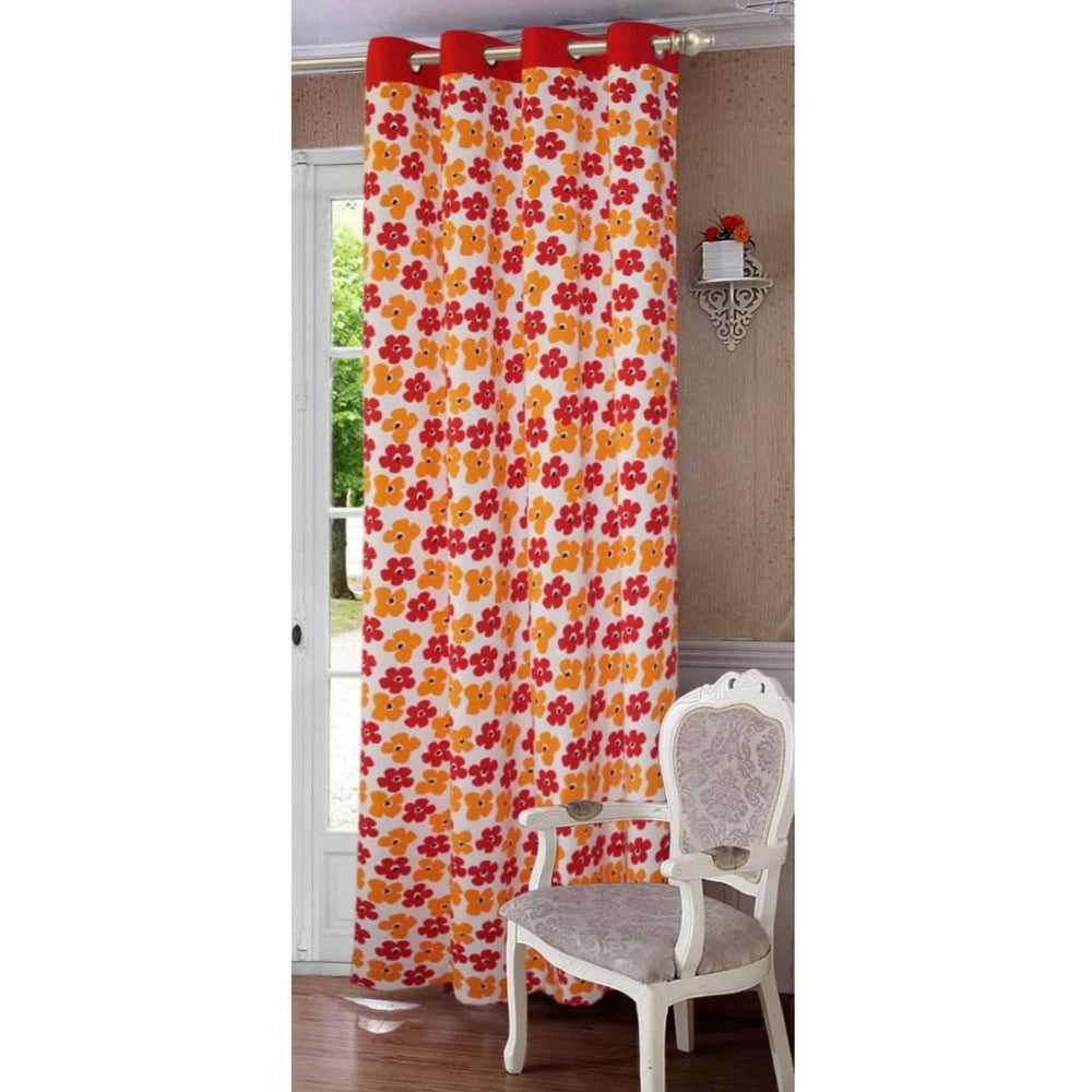 Amfyn Cotton Printed Curtains (Multicolor, Size: 54x90 In)