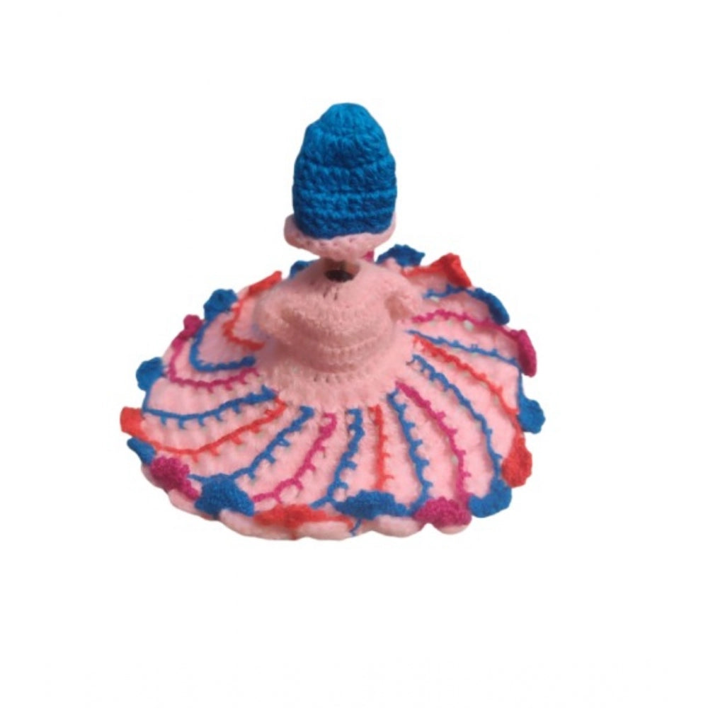 Amfyn Laddu Gopal Tharad Dress Size: 0 To 6 (Baby Pink)