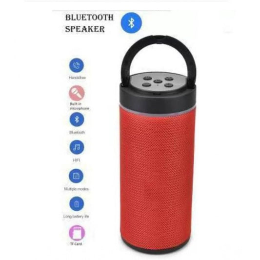 Amfyn Plastic Rubber Wireless KT125 Bluetooth Speaker (Red)