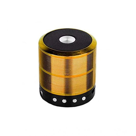 Amfyn Plastic Rubber Wireless WS887 Bluetooth Speaker (Gold)