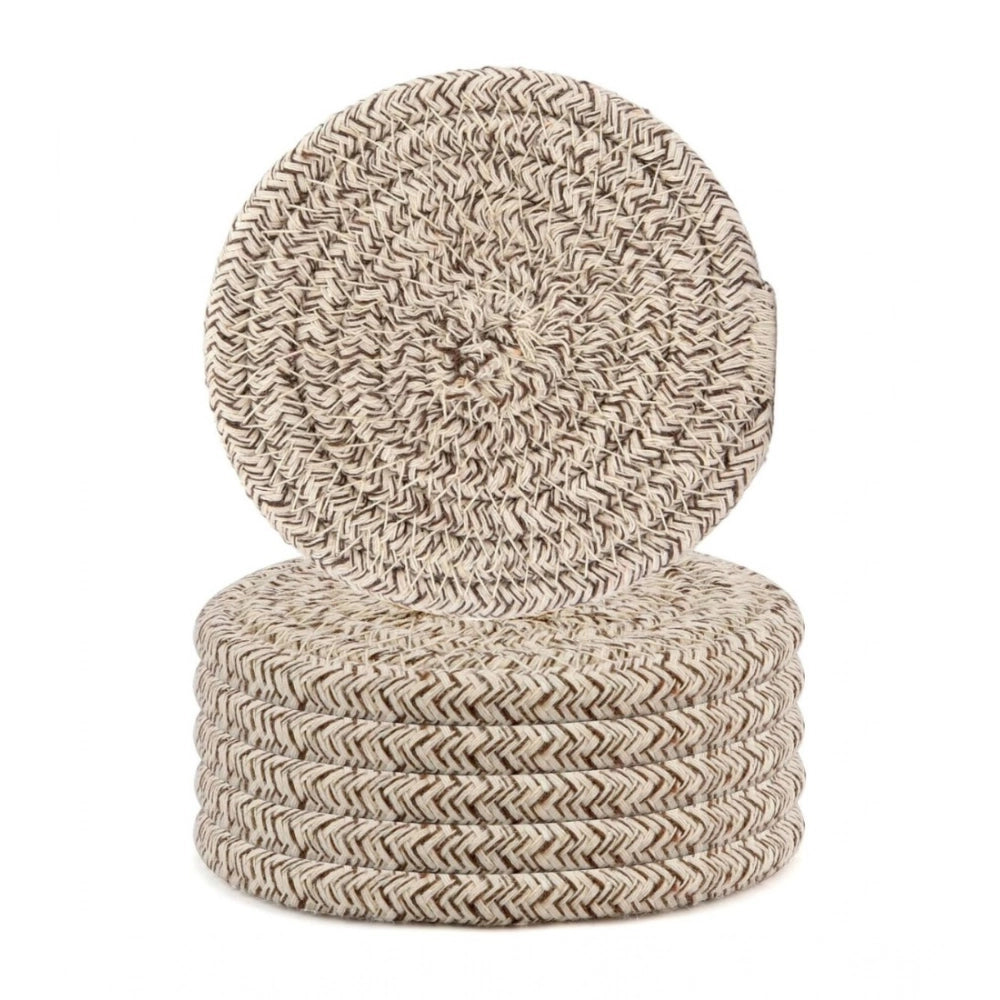 Amfyn Cotton Rope Drink Coasters 6 Pcs Set (Mix)