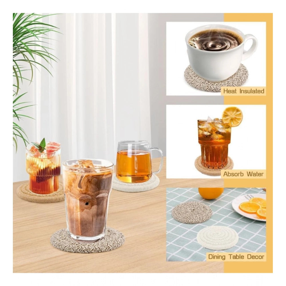 Amfyn Cotton Rope Drink Coasters 6 Pcs Set (Mix)