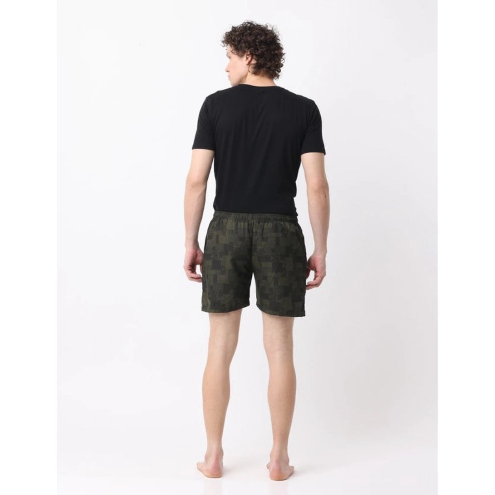 Amfyn Pack_of_2 Men's Polycotton Printed Boxer Shorts (Multicolor)