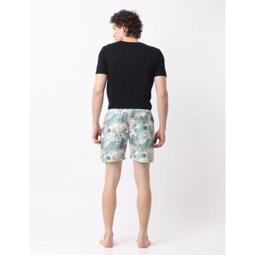Amfyn Pack_of_2 Men's Polycotton Printed Boxer Shorts (Multicolor)