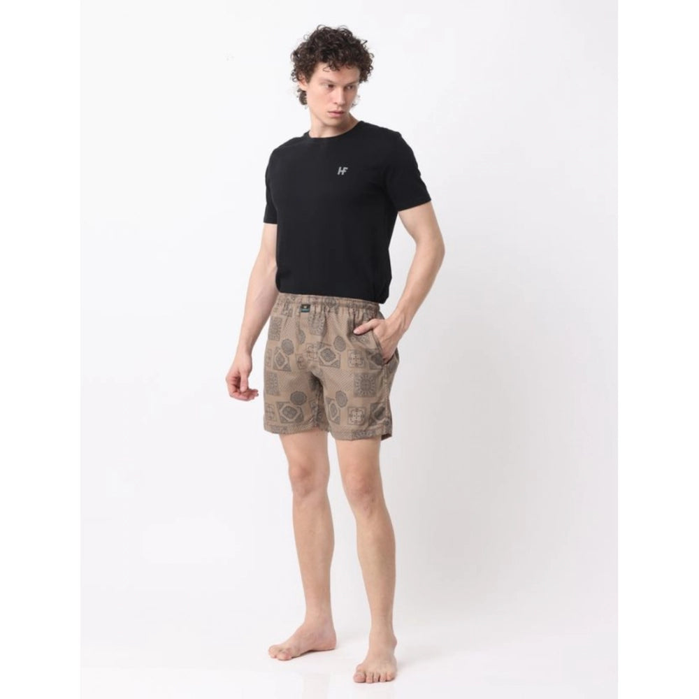 Amfyn Pack_of_2 Men's Polycotton Printed Boxer Shorts (Multicolor)