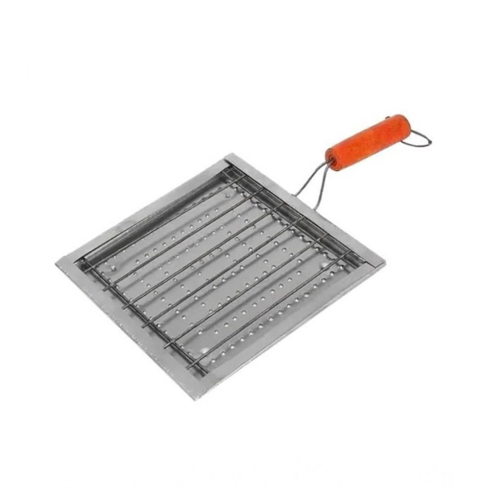 Amfyn Steel Desk Tabletop Outdoor Stainless Steel Mini Smoker (Silver)