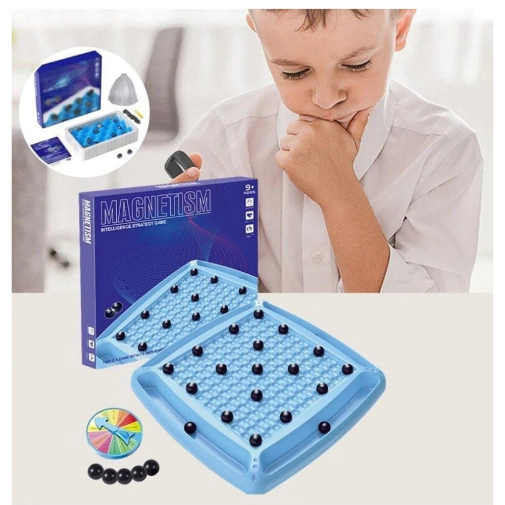 Amfyn Plastic Magnetic Chess Games with Stones (Blue)