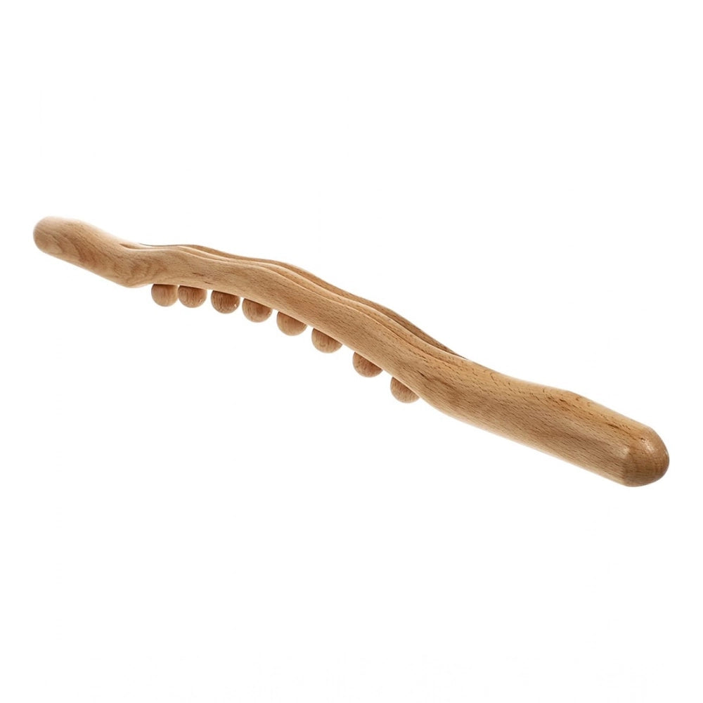 Amfyn Wood Gua Sha Massager Therapy Tool Manual 8 Beads (Wood)