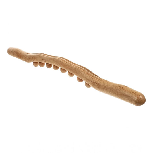 Amfyn Wood Gua Sha Massager Therapy Tool Manual 8 Beads (Wood)