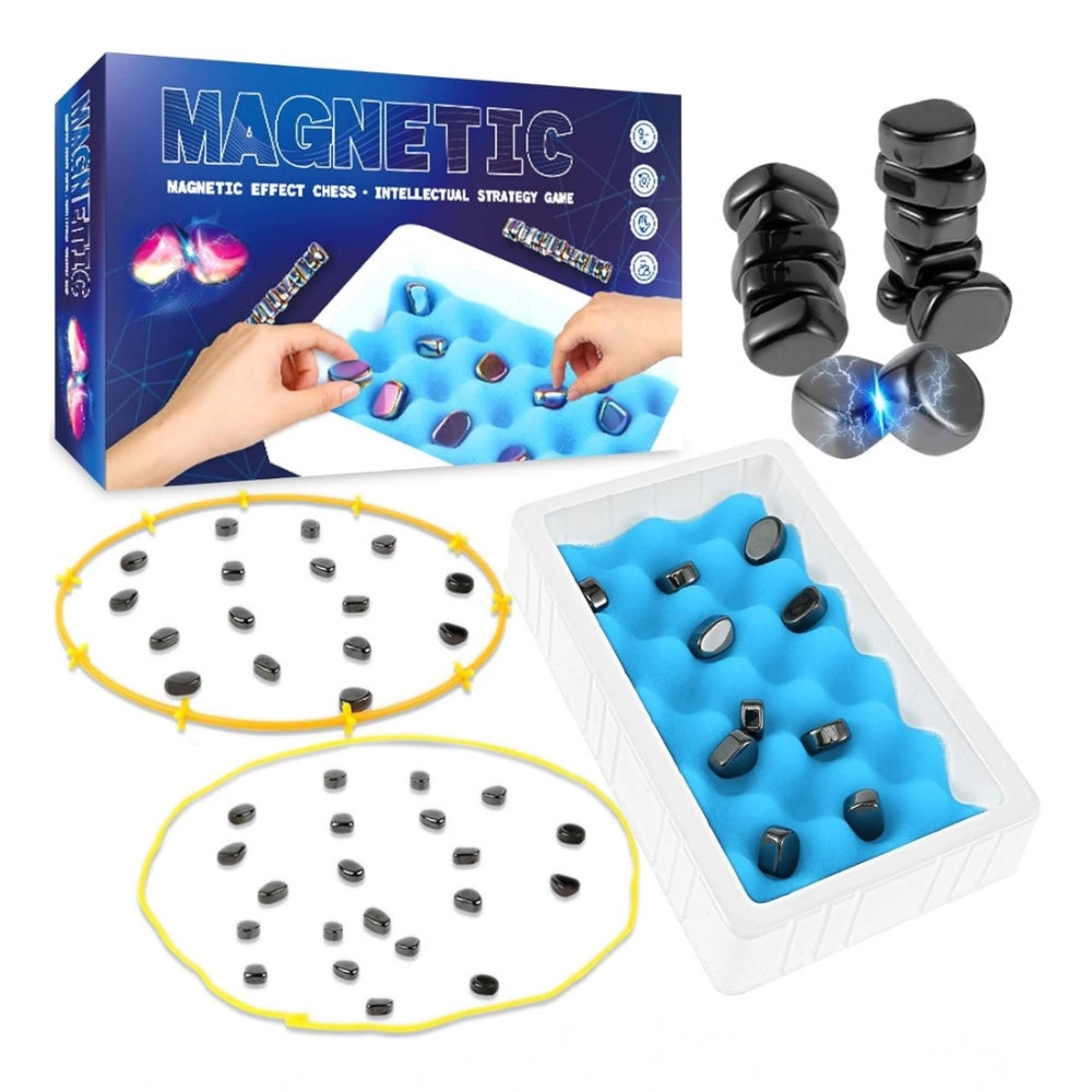 Amfyn Megnet Magnetic Chess Game Set for Rocks (Black)
