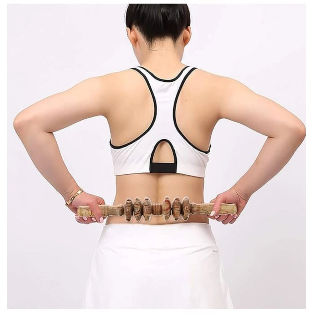 Amfyn Wood 7 Wheel Roller Gua Sha Gym (Wood)