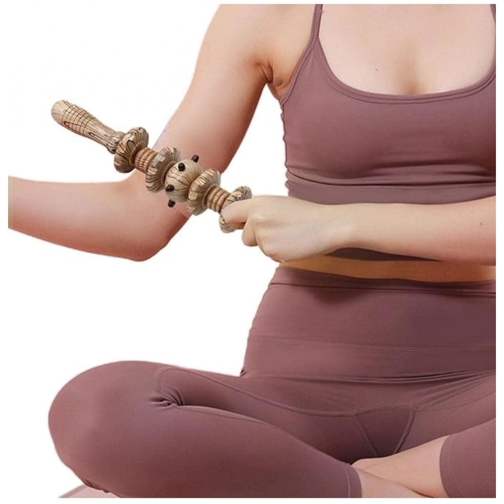 Amfyn Wood 7 Wheel Roller Gua Sha Gym (Wood)