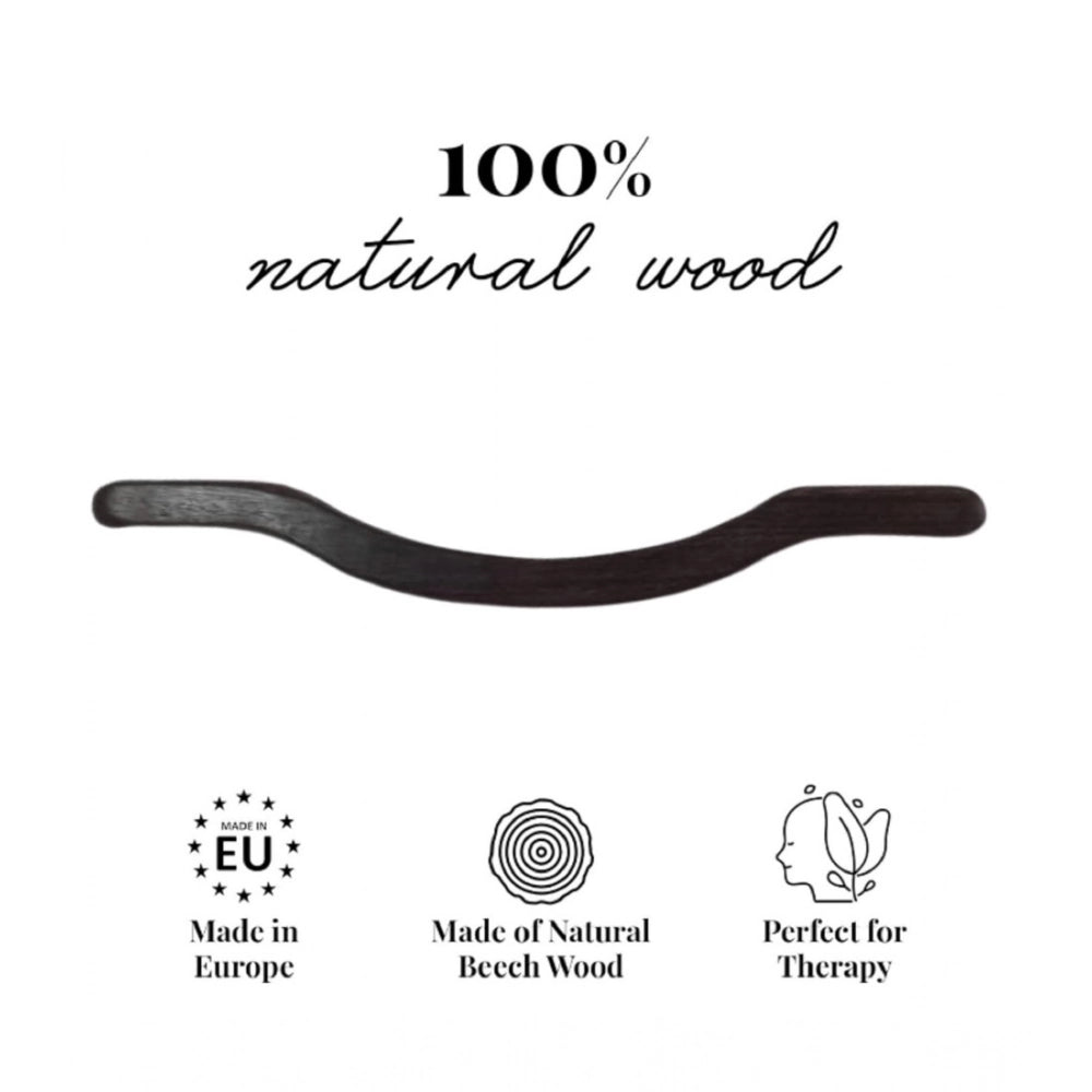 Amfyn Wood U Shape Massage Tools (Brown)