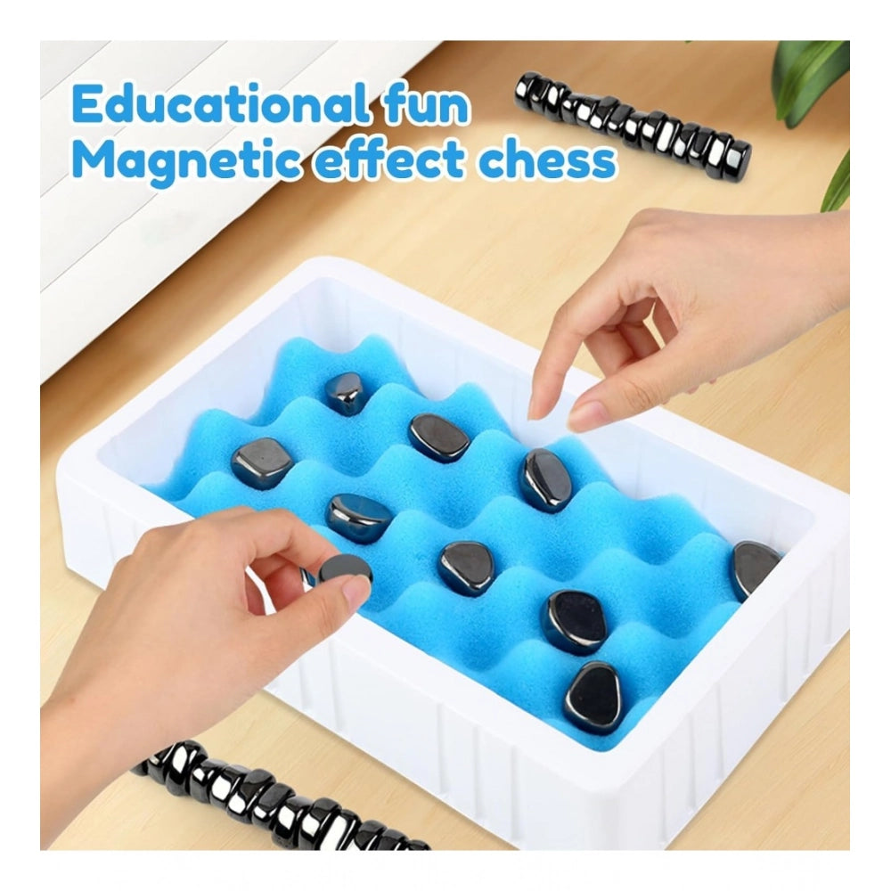 Amfyn Megnet Magnetic Chess Game Set for Rocks (Black)