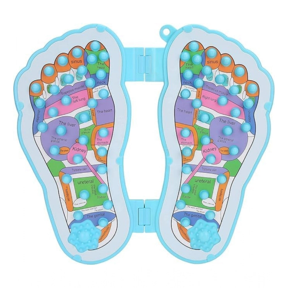 Amfyn Plastic Point Folding Foot Massager And Acupuncture (Blue)