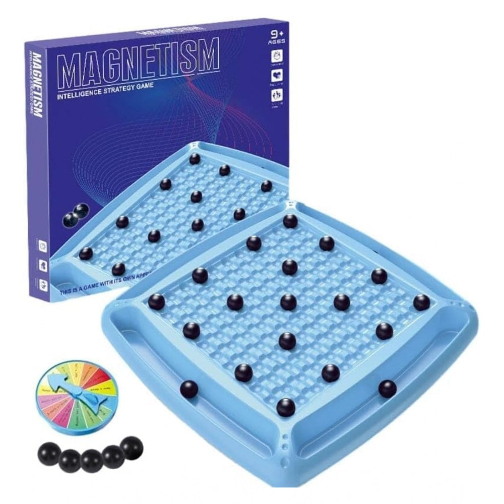 Amfyn Plastic Magnetic Chess Games with Stones (Blue)