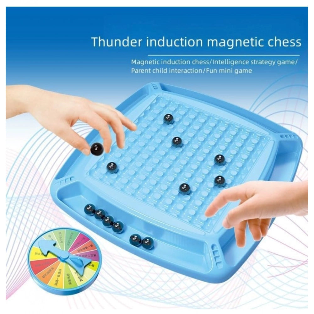 Amfyn Plastic Magnetic Chess Games with Stones (Blue)