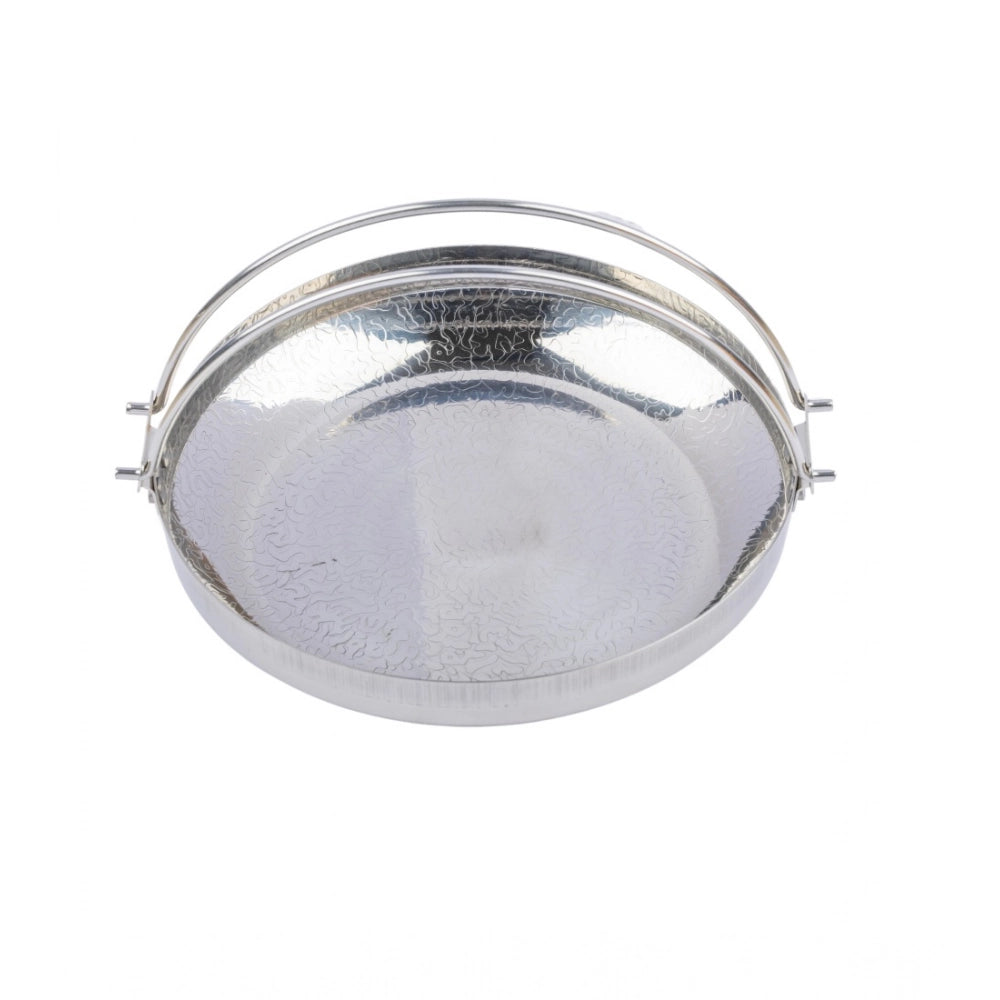 Amfyn Steel Stainless Steam Bowl with Ergonomic (Silver)