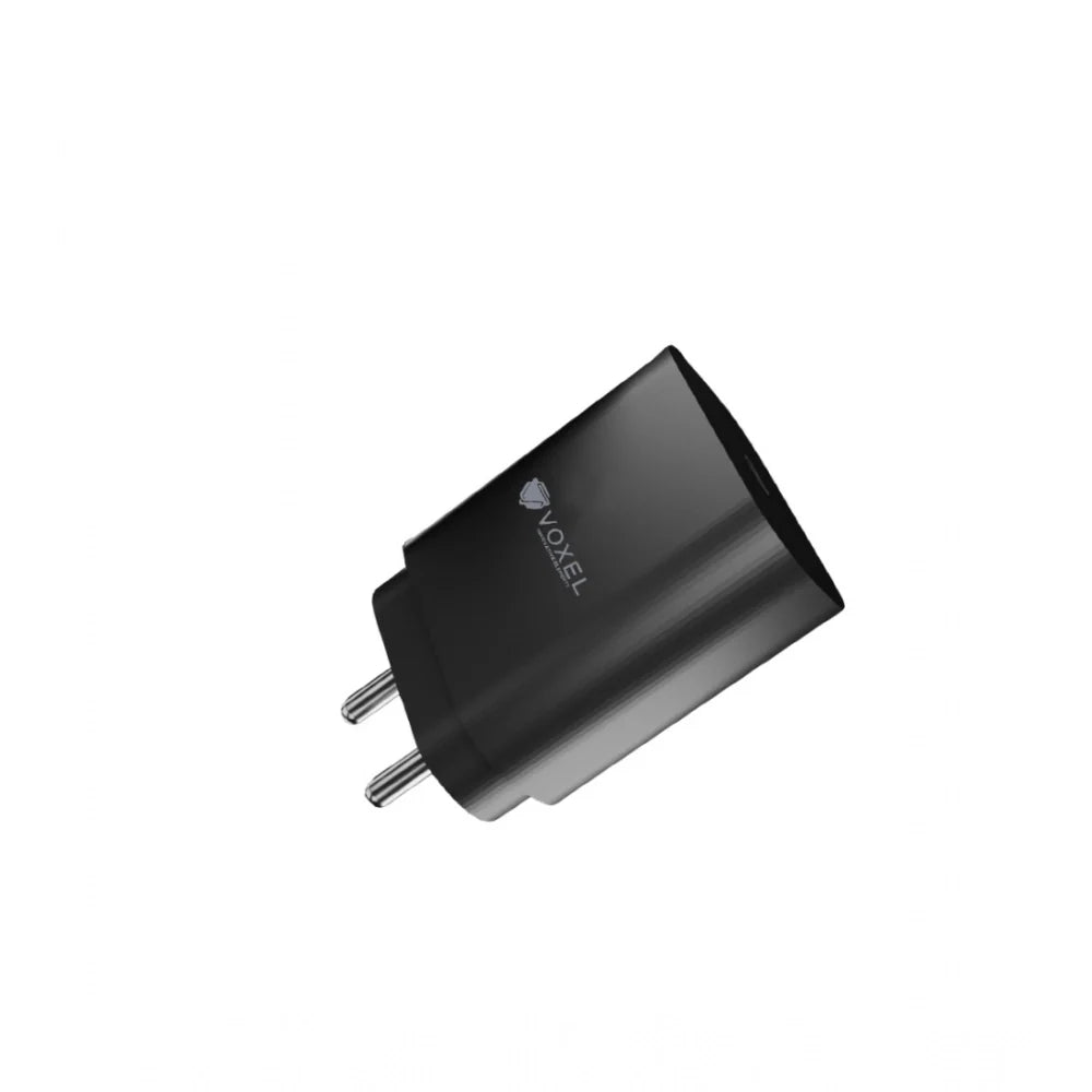 VOXEL 100 Watt ' C ' Port PD Fast Charger AB Plastic (Black)