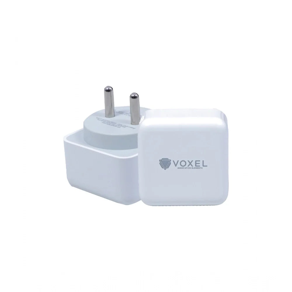 VOXEL 25 Watt ' C ' Port PD Charger AB Plastic (White)