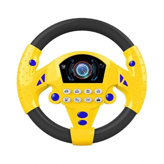 Amfyn Plastic Steering Wheel Driving Controller Toy (Multicolor)