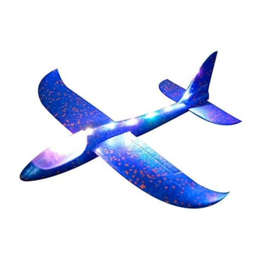 Amfyn Plastic 3D Throw Foam Plane Aeroplane Gliders, Flying Aircraft Pack Of 1 (Multicolor )