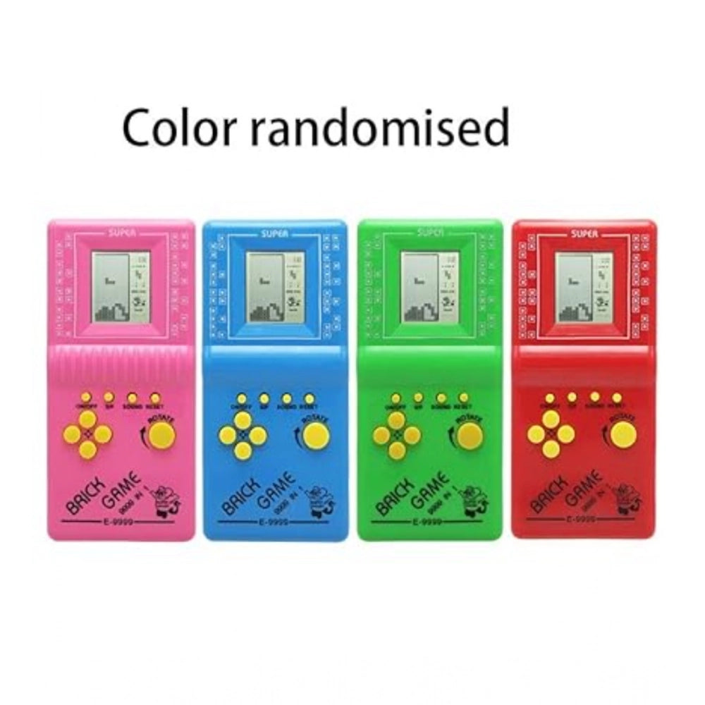 Amfyn Plastic Brick Game Hand Operated Video Games For Kids Toy (Multicolor )