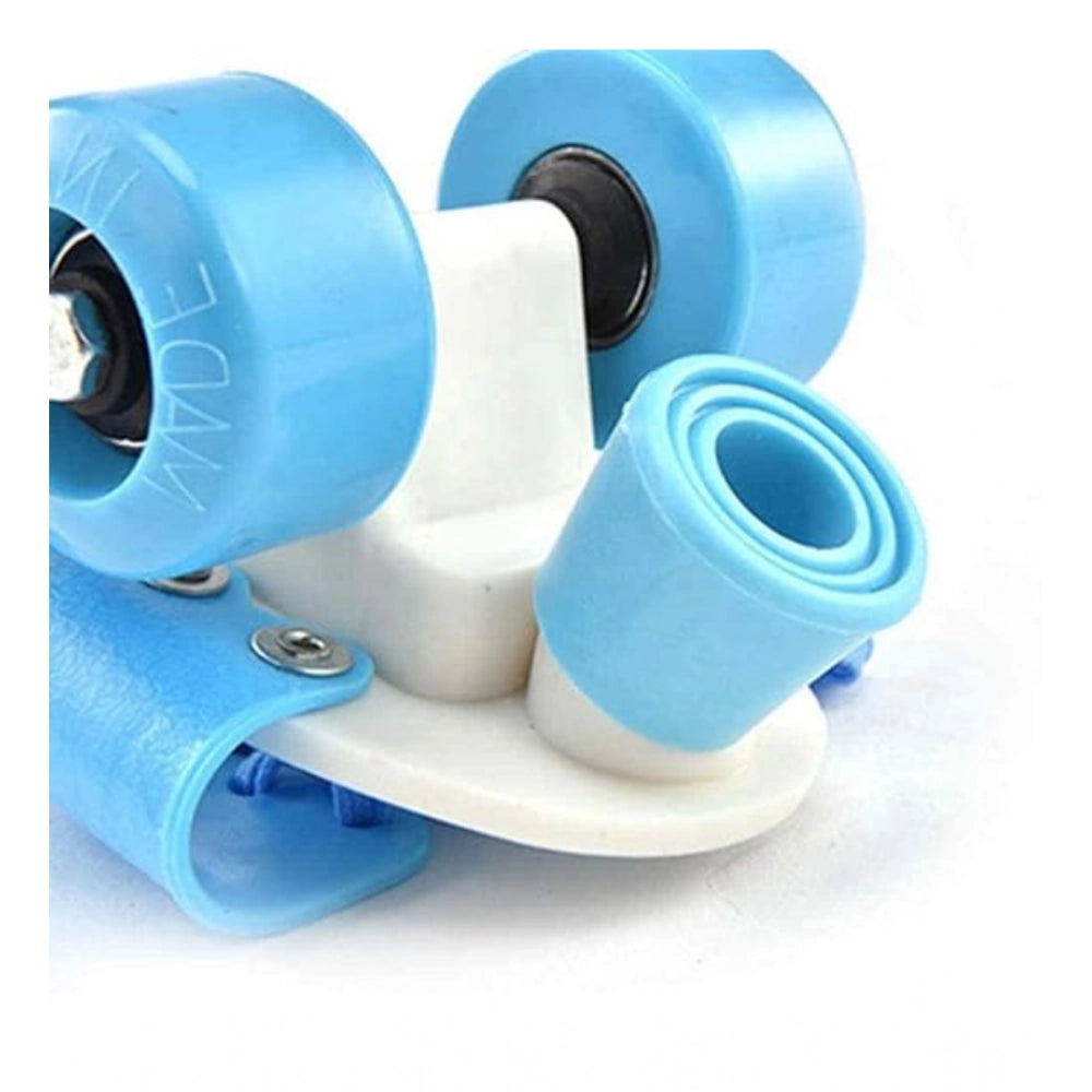 Amfyn Plastic Roller Adjustable Inline Skating Shoes For Sport (Multicolor )