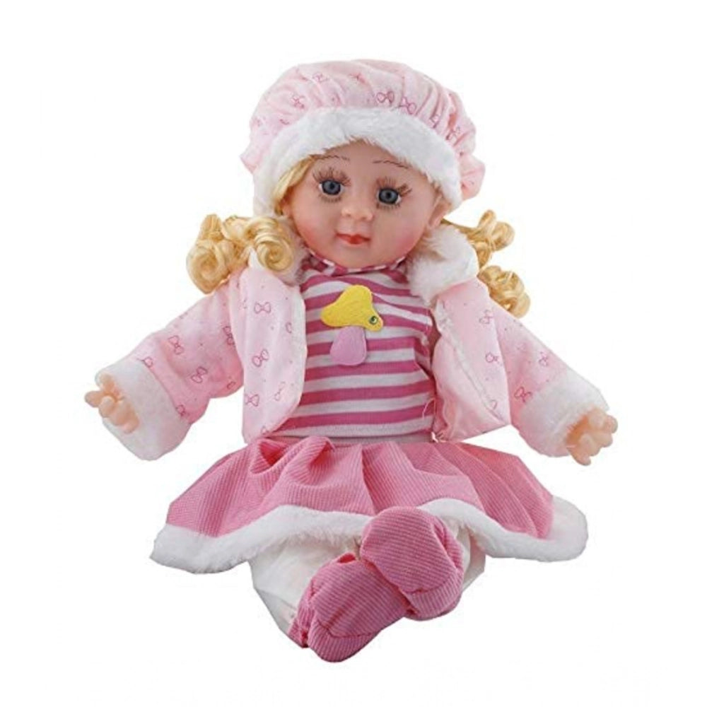 Amfyn Plastic Singing Songs And Poem Baby Girl Doll (Multicolor )