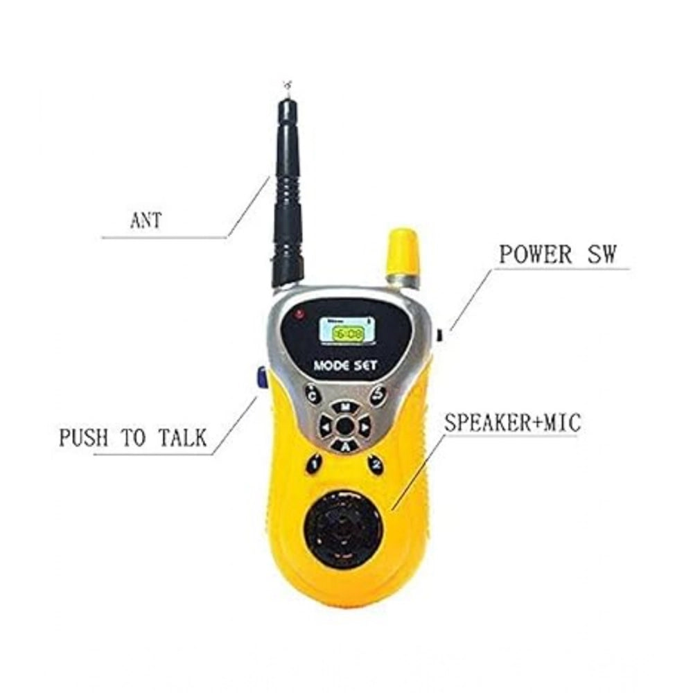 Amfyn Plastic Walkie Talkie For Kids 2 Way Radio Toy (Multicolor )