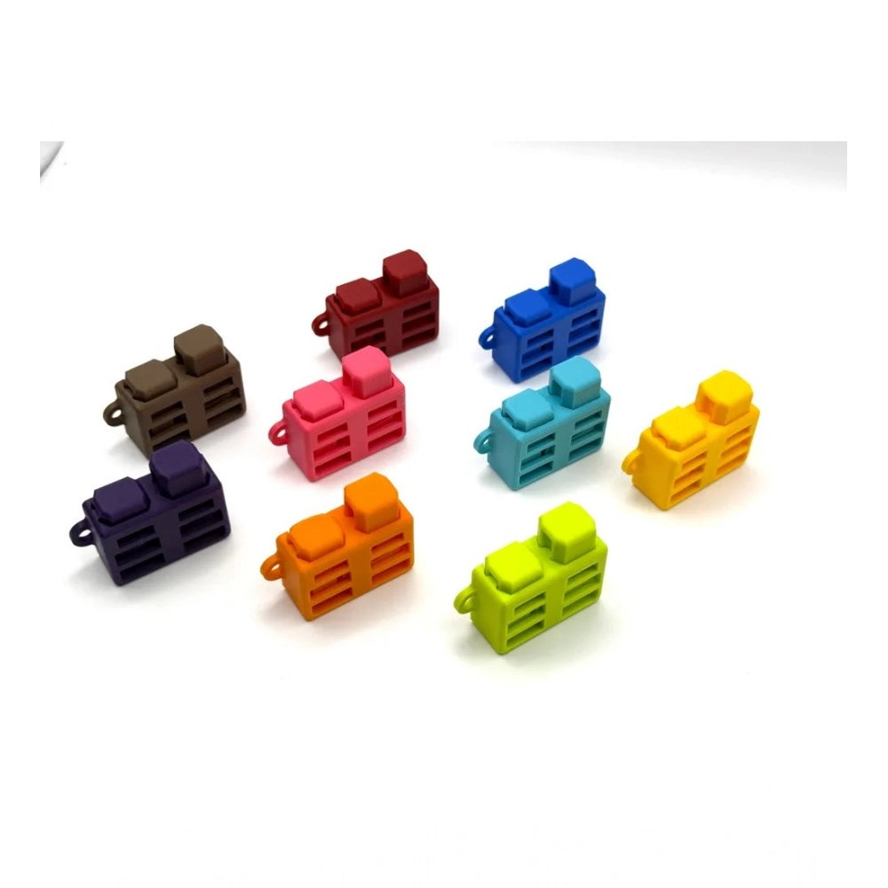 Amfyn Plastic Pack Of_2 Micro Pop Switch Fidget - Print in Place (Multicolor)