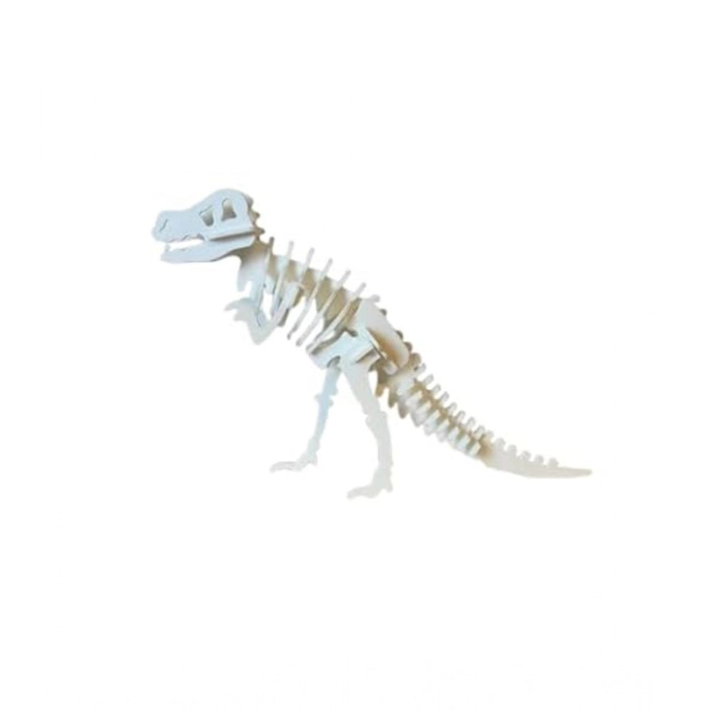 Amfyn Plastic 3D Dinosaur Puzzle Skeleton Model, T-Rex Educational Toy for Kids (Multicolor)
