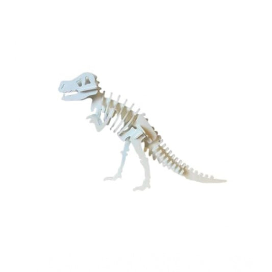 Amfyn Plastic 3D Dinosaur Puzzle Skeleton Model, T-Rex Educational Toy for Kids (Multicolor)