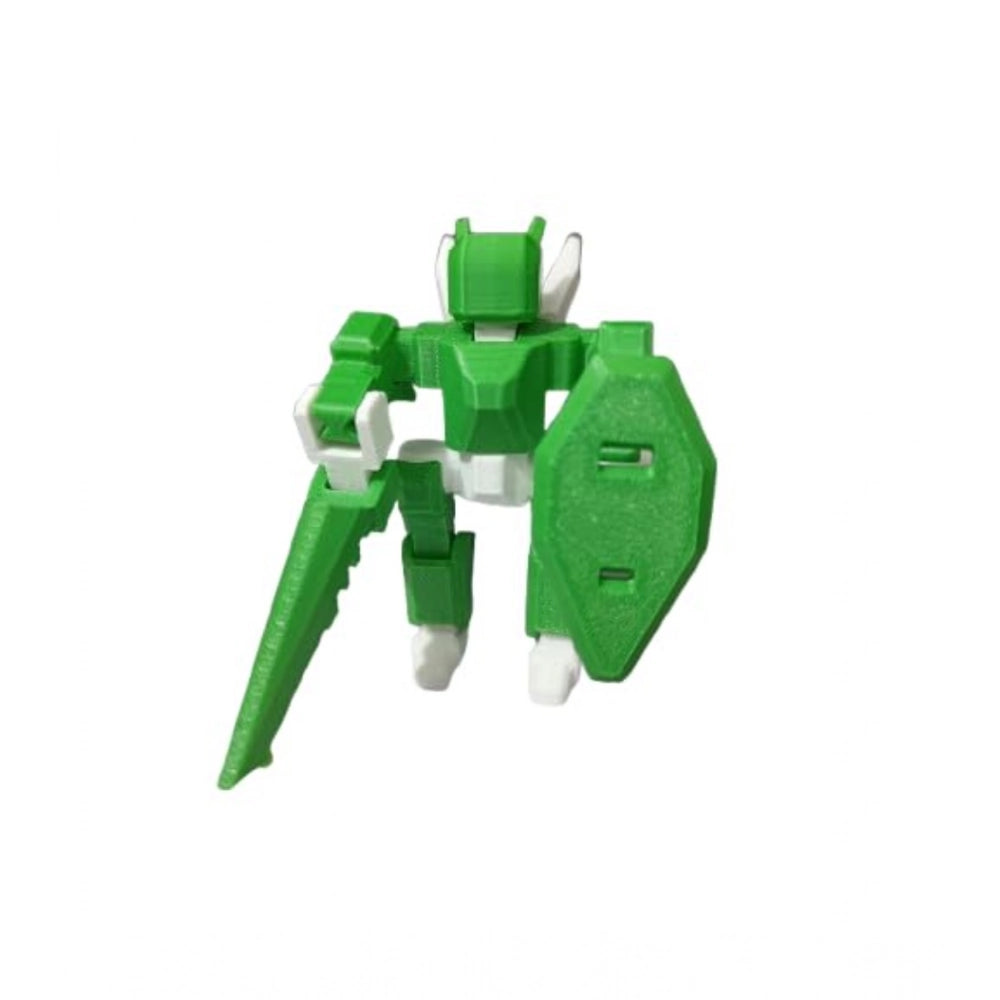 Amfyn Plastic 3D Model Robot Action Figure Kit for Kids (Multicolor)