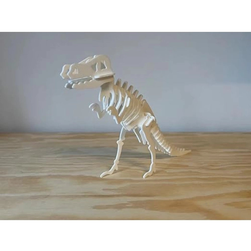 Amfyn Plastic 3D Dinosaur Puzzle Skeleton Model, T-Rex Educational Toy for Kids (Multicolor)