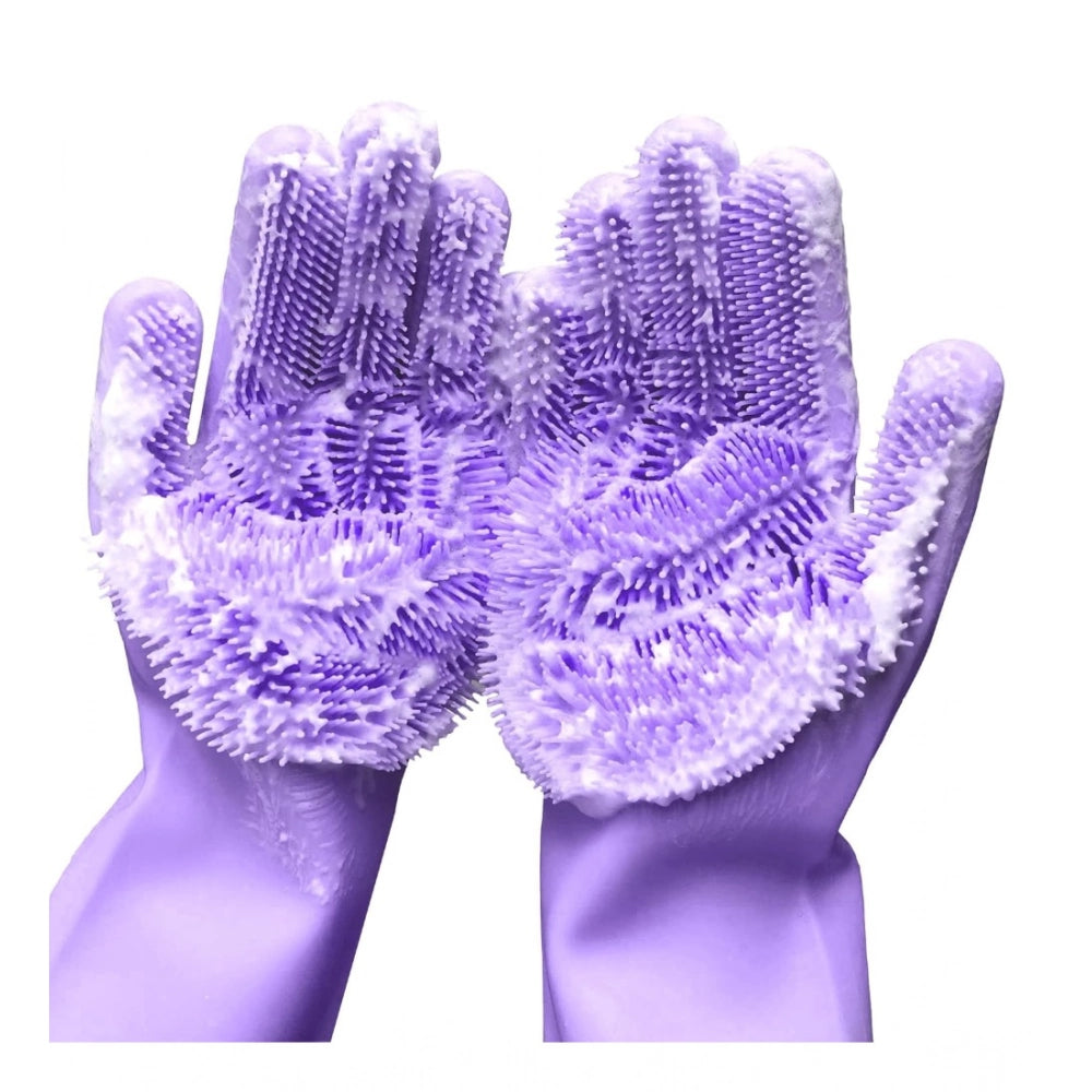 Amfyn Silicone Cleaning Gloves (Multicolor)