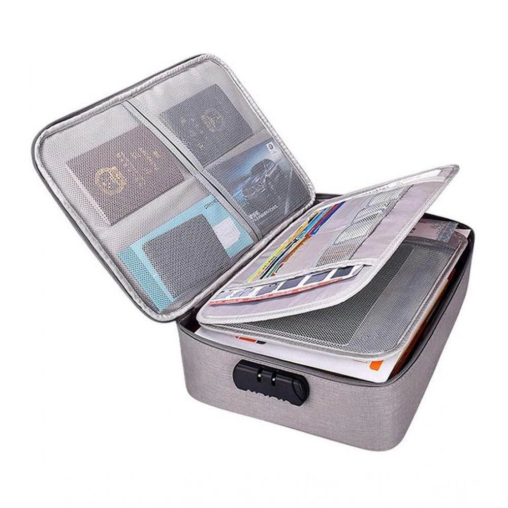 Amfyn Polyster Document Organizer Bag (Grey)