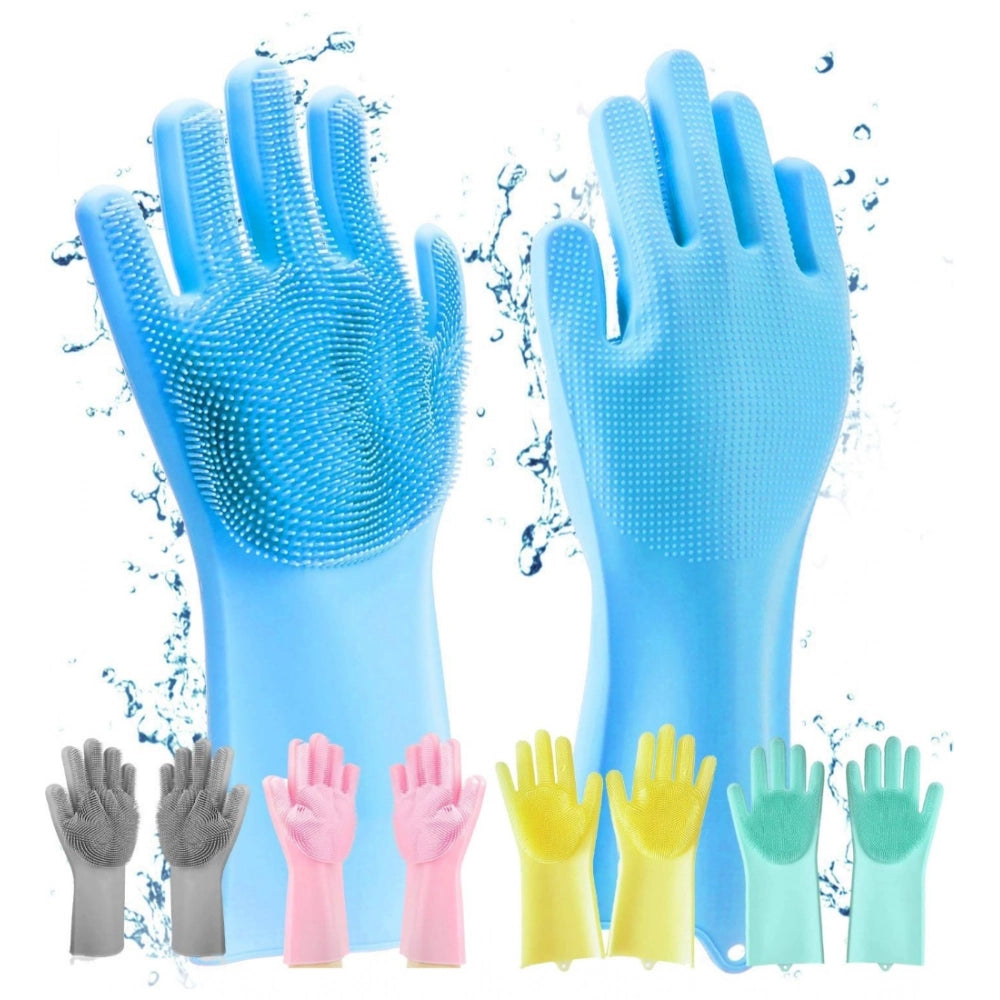 Amfyn Silicone Cleaning Gloves (Multicolor)
