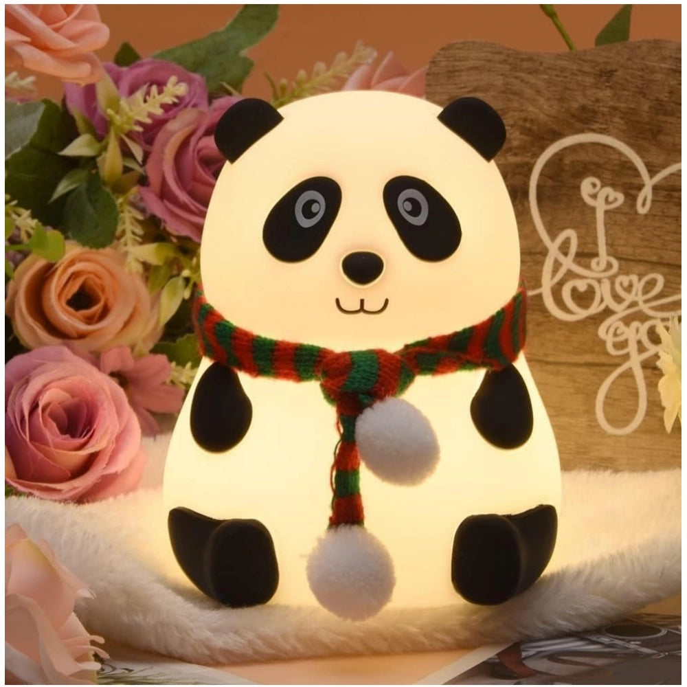 Amfyn Plastic, Silicone Panda Lamp (Multicolor)