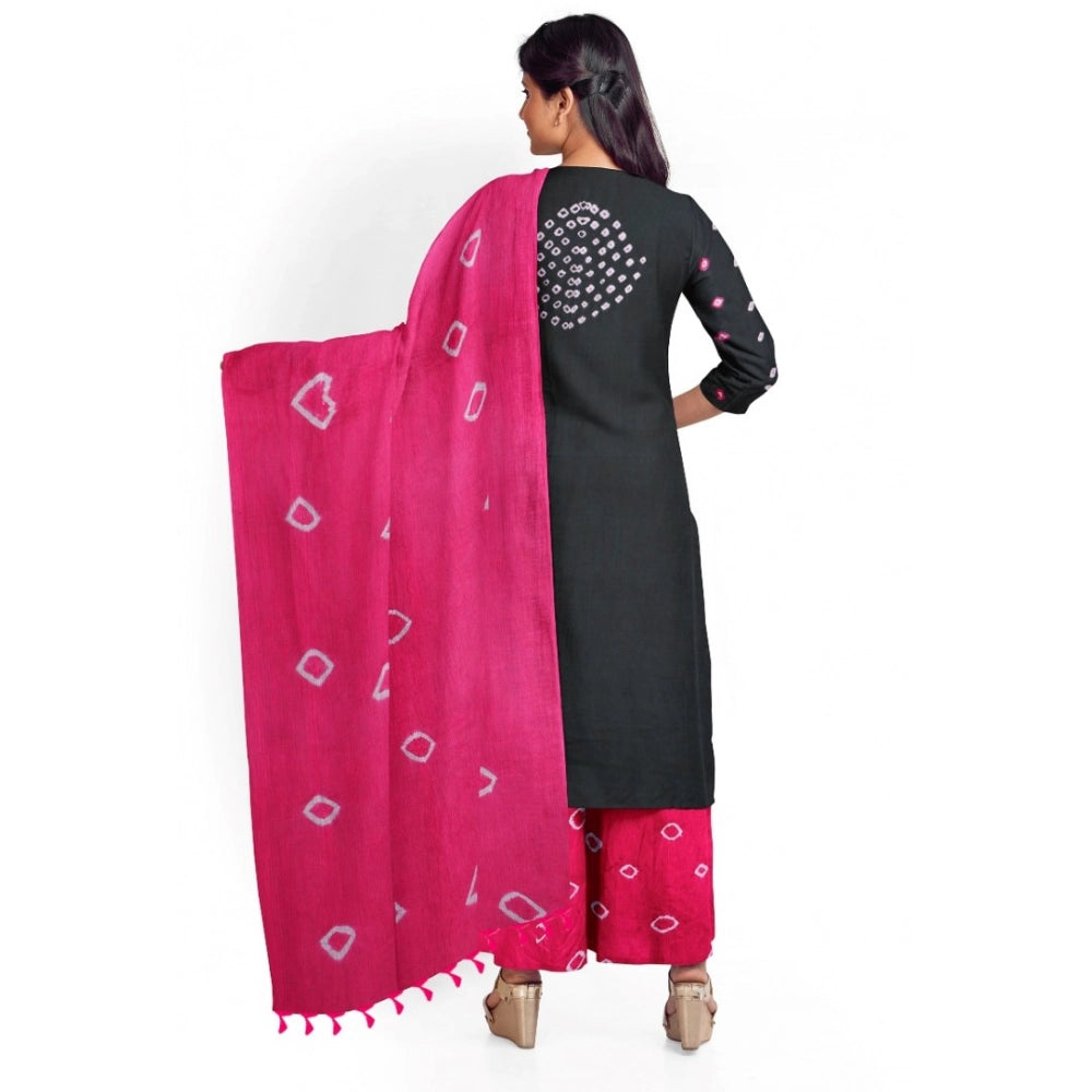 Amfyn Women's Rayon Printed Unstitched Salwar Suit Material With Dupatta 2.3Mtrs (Grey)