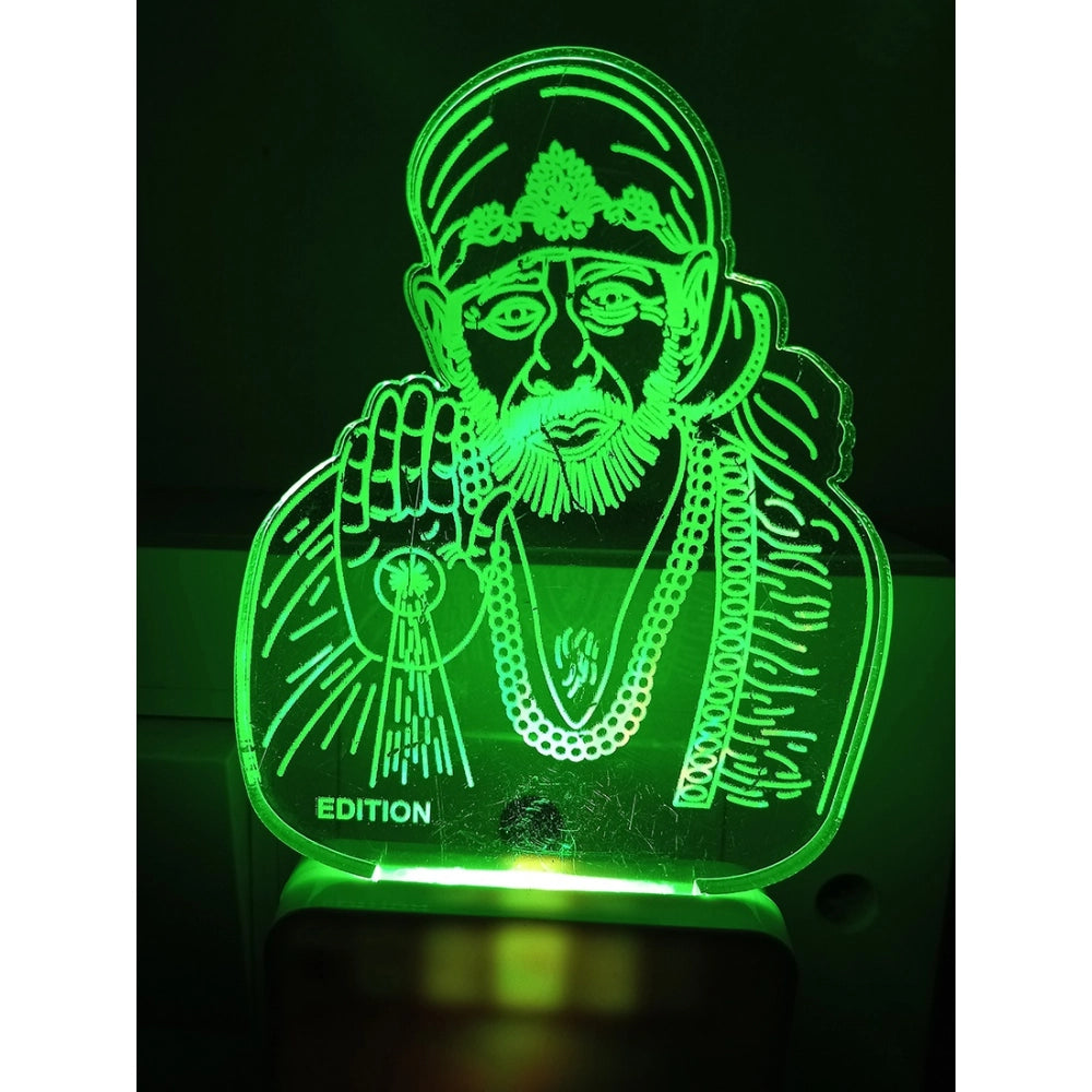Amfyn Shridi Sai Baba AC Adapter Night Lamp