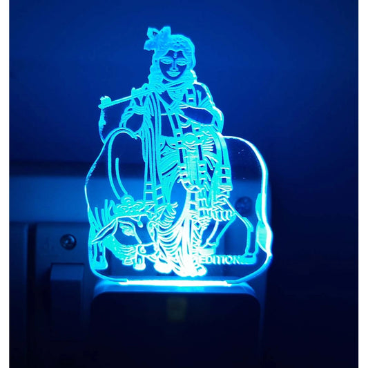 Amfyn Shree Krishna AC Adapter Night Lamp