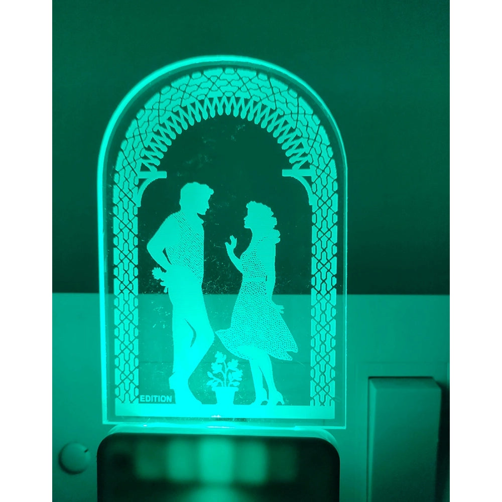 Amfyn Romantic Love Couple AC Adapter Night Lamp