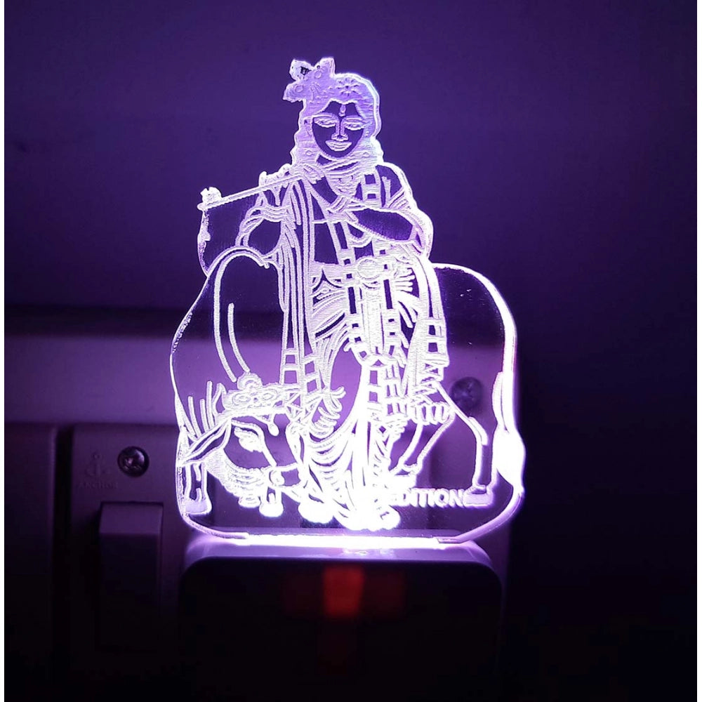 Amfyn Shree Krishna AC Adapter Night Lamp
