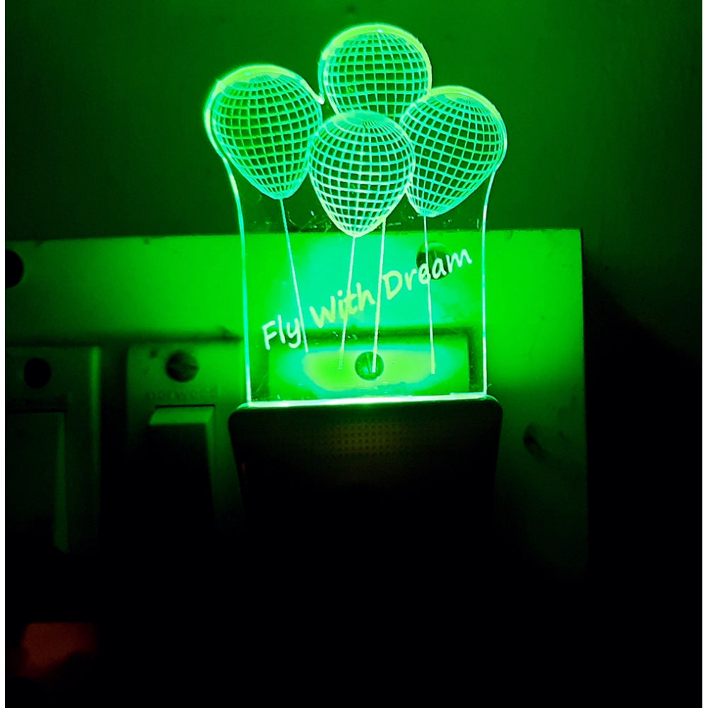 Amfyn Fly With Dream Balloons AC Adapter Night Lamp