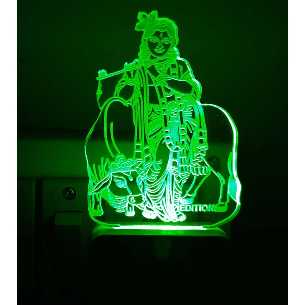 Amfyn Shree Krishna AC Adapter Night Lamp